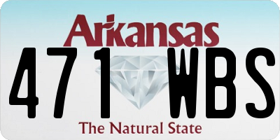 AR license plate 471WBS