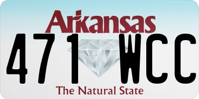 AR license plate 471WCC