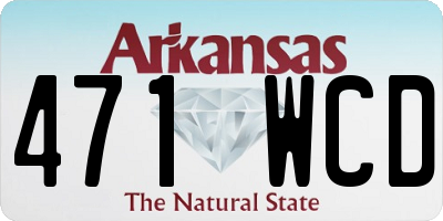 AR license plate 471WCD