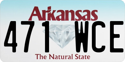 AR license plate 471WCE