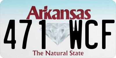 AR license plate 471WCF