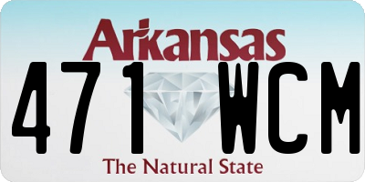 AR license plate 471WCM