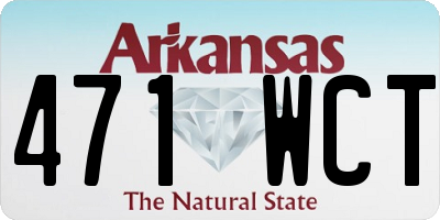 AR license plate 471WCT