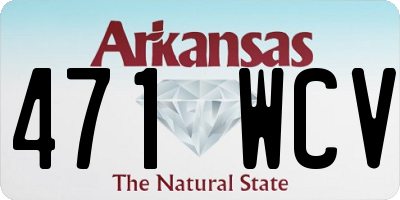 AR license plate 471WCV
