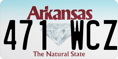 AR license plate 471WCZ