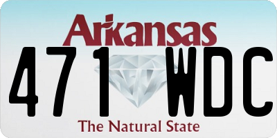 AR license plate 471WDC