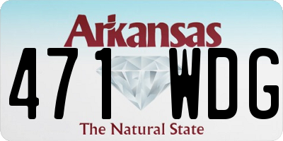 AR license plate 471WDG