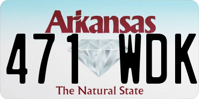 AR license plate 471WDK