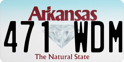 AR license plate 471WDM
