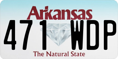 AR license plate 471WDP