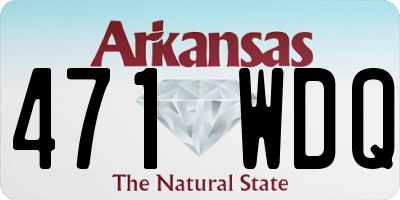 AR license plate 471WDQ