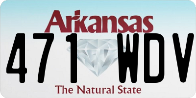 AR license plate 471WDV