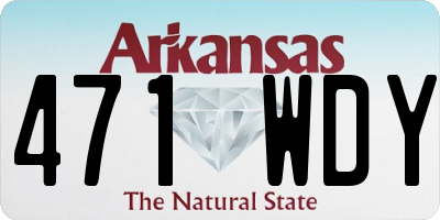 AR license plate 471WDY