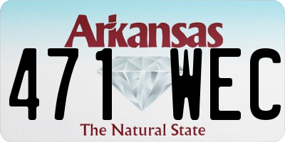 AR license plate 471WEC