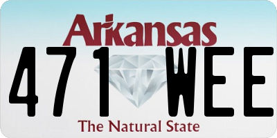 AR license plate 471WEE