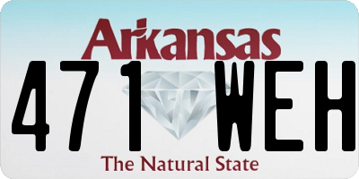 AR license plate 471WEH