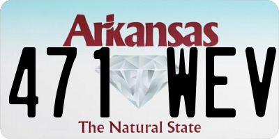 AR license plate 471WEV