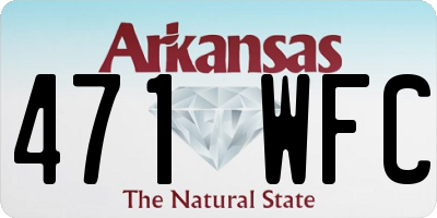 AR license plate 471WFC