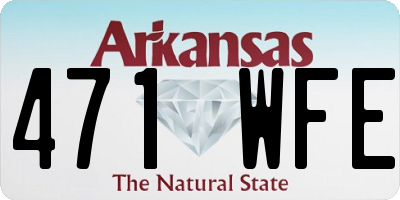 AR license plate 471WFE
