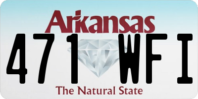 AR license plate 471WFI
