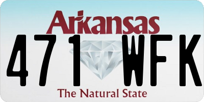AR license plate 471WFK