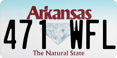 AR license plate 471WFL
