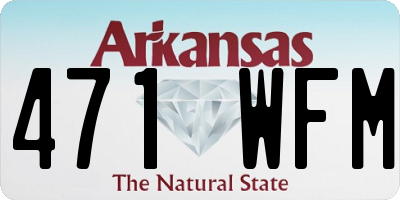 AR license plate 471WFM