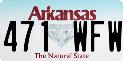 AR license plate 471WFW