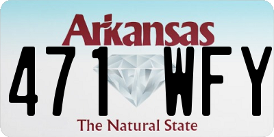 AR license plate 471WFY