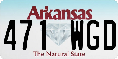AR license plate 471WGD