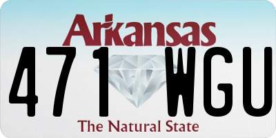 AR license plate 471WGU