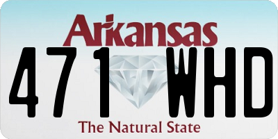 AR license plate 471WHD