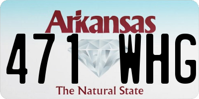 AR license plate 471WHG