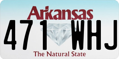AR license plate 471WHJ