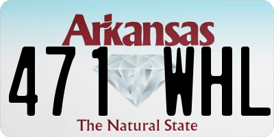 AR license plate 471WHL
