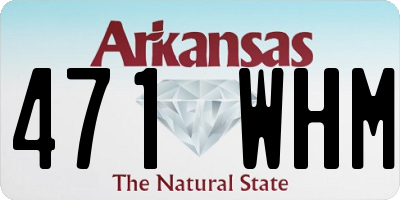 AR license plate 471WHM