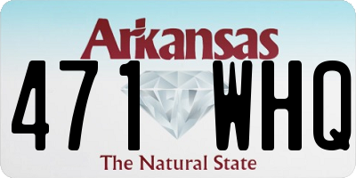 AR license plate 471WHQ