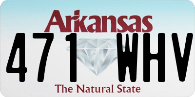 AR license plate 471WHV