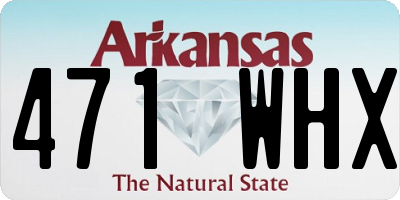 AR license plate 471WHX