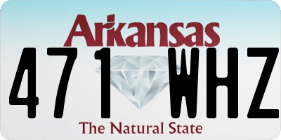 AR license plate 471WHZ
