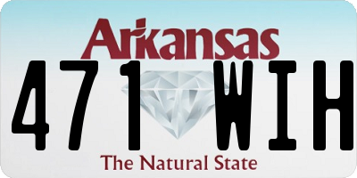 AR license plate 471WIH