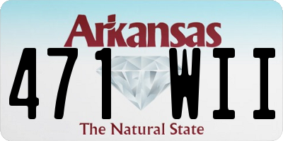 AR license plate 471WII