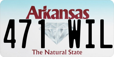 AR license plate 471WIL