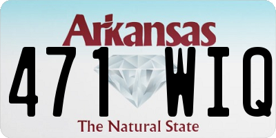 AR license plate 471WIQ