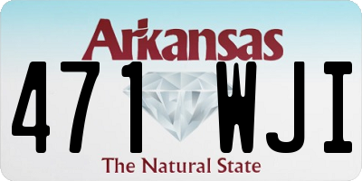 AR license plate 471WJI