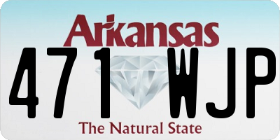 AR license plate 471WJP