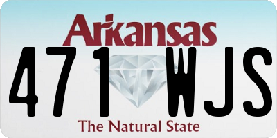 AR license plate 471WJS