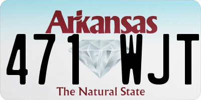 AR license plate 471WJT