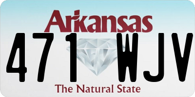 AR license plate 471WJV
