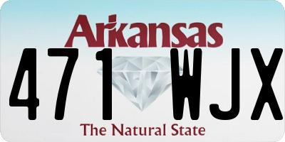 AR license plate 471WJX